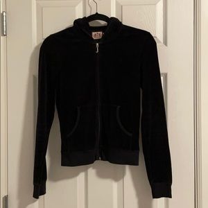 Vintage Juicy Couture Y2K Bling Scottie Dog Velour Zip up Tracksuit Hoodie